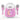 KidzPop Portable Karaoke Bluetooth Speaker with 2 Mic - Pink