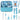 Baby Care Kit 13pcs/Set Newborn Grooming Set Essential Healthcare Accessories for Travelling Home Use with Carry Bag (Blue)